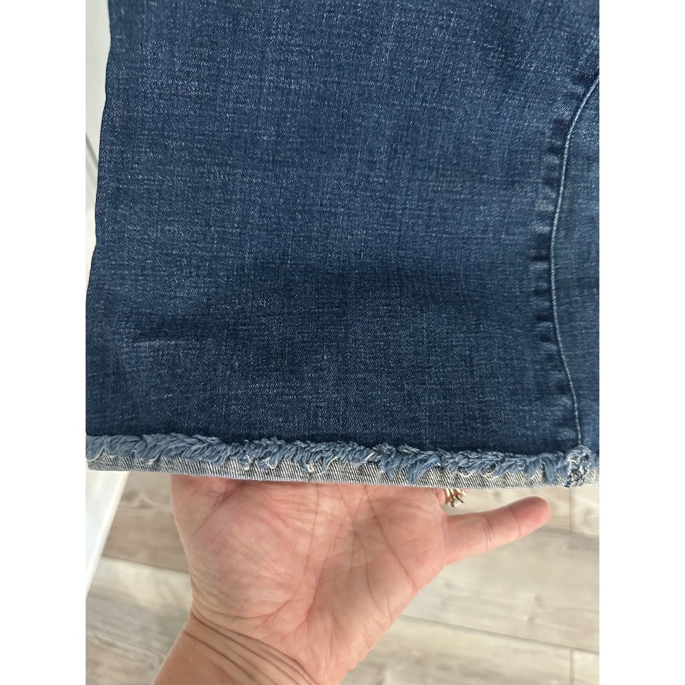 Democracy AbSolution Distressed Bootcut Jeans Blue 18W Plus Size - Picture 5 of 7